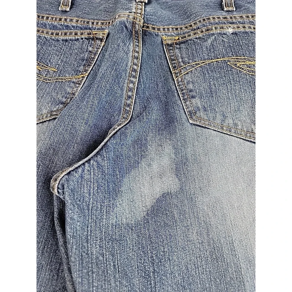 Cinch Jeans Mens 35x30 Blue Medium Wash Straight Leg Western Denim MB93034002